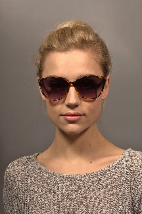 Nizhny Golden & Tortoise PlasticSunglass Frames for Women from EyeBuyDirect