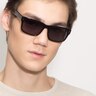 Baltimore Black AcetateSunglass Frames for Men from EyeBuyDirect