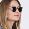 The Hamptons Matte Beige Acetate-metalSunglass Frames for Women from EyeBuyDirect