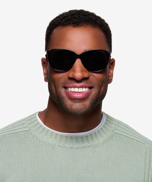 Lima Black AcetateSunglass Frames for Men from EyeBuyDirect