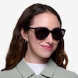 Lima Black AcetateSunglass Frames for Women from EyeBuyDirect