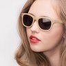 Hanoi Oak AcetateSunglass Frames for Women from EyeBuyDirect