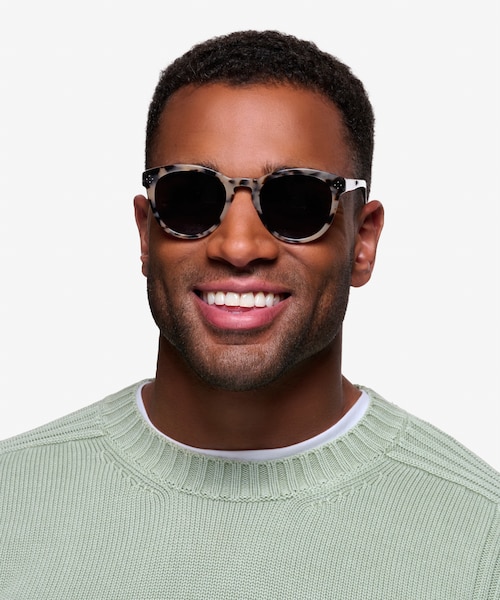 Augustine Ivory Tortoise AcetateSunglass Frames for Men from EyeBuyDirect