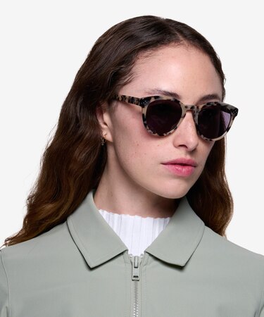  Ivory Tortoise  Augustine -  Vintage Acetate Sunglasses