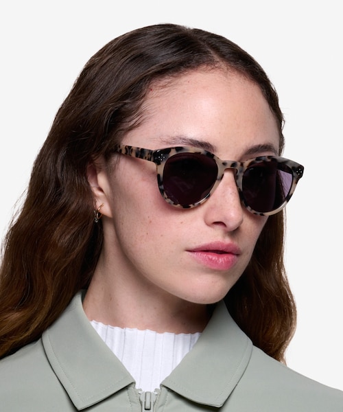 Augustine Ivory Tortoise AcetateSunglass Frames for Women from EyeBuyDirect