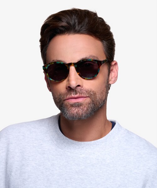 Coppola Green Tortoise AcetateSunglass Frames for Men from EyeBuyDirect