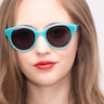 Angie Blue AcetateSunglass Frames for Women from EyeBuyDirect