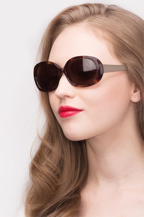 Lauren Écailles Acetate-metalSoleil de Lunette de vue pour Femmes d'EyeBuyDirect