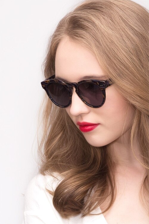 Penelope Fleuries AcétateSoleil de Lunette de vue pour Femmes d'EyeBuyDirect