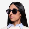 Nevada Matte Black AcetateSunglass Frames for Women from EyeBuyDirect