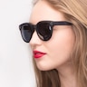 Minuit Matte Black AcetateSunglass Frames for Women from EyeBuyDirect
