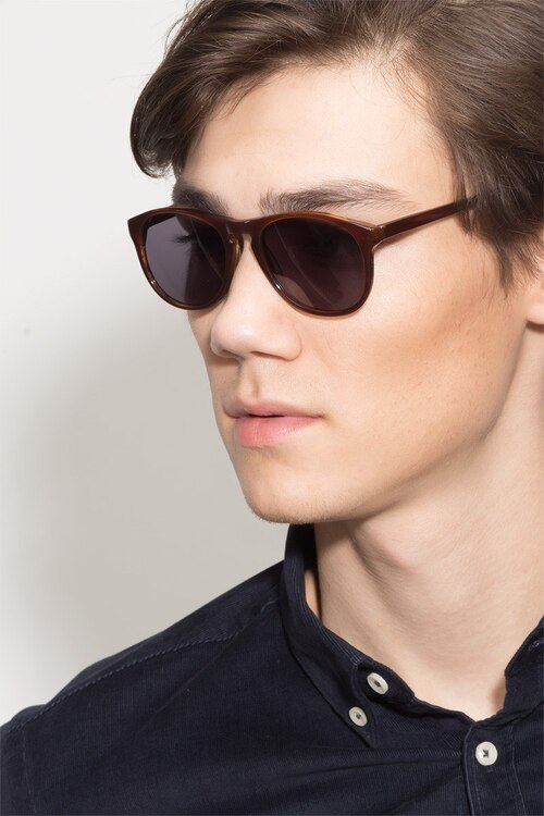 Silt Brown AcetateSunglass Frames for Men from EyeBuyDirect