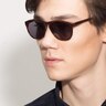 Silt Brown AcetateSunglass Frames for Men from EyeBuyDirect