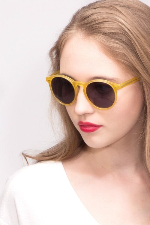 Decadent Yellow AcetateSunglass Frames for Women from EyeBuyDirect