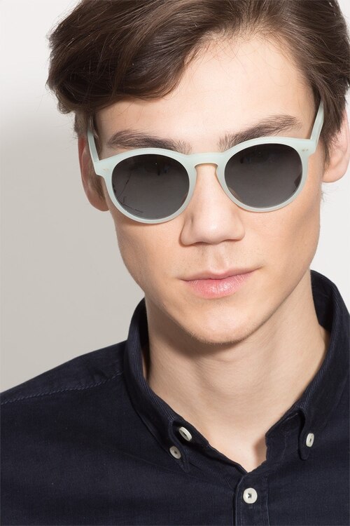 Decadent Light Green AcetateSunglass Frames for Men from EyeBuyDirect