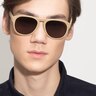 Phased Yellow AcetateSunglass Frames for Men from EyeBuyDirect