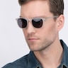 Audio Matte Clear AcetateSunglass Frames for Men from EyeBuyDirect