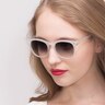 Audio Matte Clear AcetateSunglass Frames for Women from EyeBuyDirect