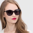 Stella Dark Gray AcetateSunglass Frames for Women from EyeBuyDirect