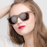 Virtual Brown AcetateSunglass Frames for Women from EyeBuyDirect