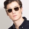 Virtual Yellow AcetateSunglass Frames for Men from EyeBuyDirect