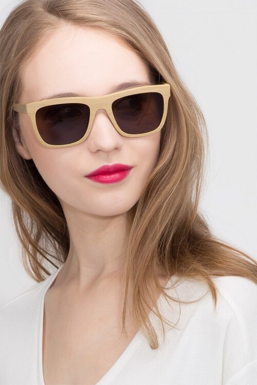 Virtual Yellow AcetateSunglass Frames for Women from EyeBuyDirect