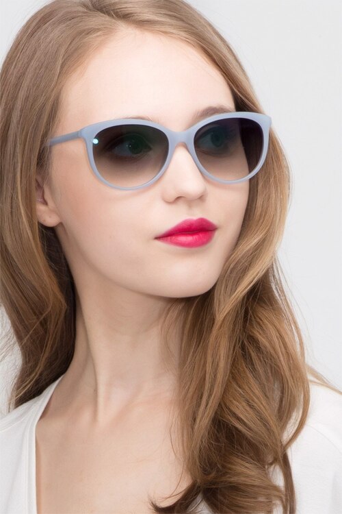 Calypso Blue AcetateSunglass Frames for Women from EyeBuyDirect