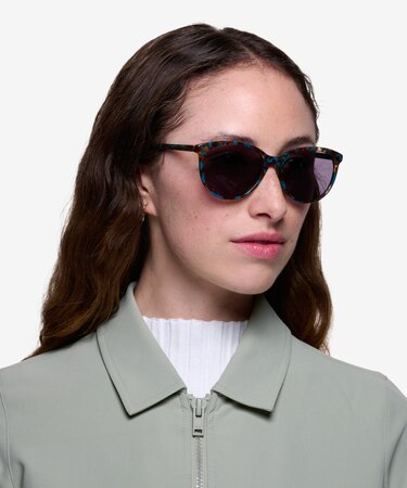 Floral Calypso -  Vintage Acetate Sunglasses