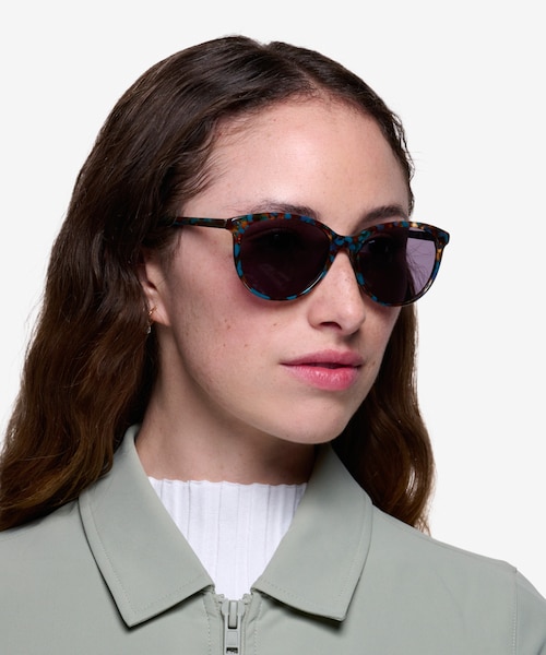 Calypso Floral AcetateSunglass Frames for Women from EyeBuyDirect