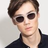 Till Dawn Matte White AcetateSunglass Frames for Men from EyeBuyDirect