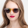 Sunset Yellow PlastiqueSoleil de Lunette de vue pour Femmes d'EyeBuyDirect