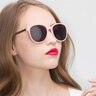 Terracotta Matte Pink PlasticSunglass Frames for Women from EyeBuyDirect