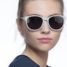 Terracotta Matte Gray Plastic-metalSunglass Frames for Women from EyeBuyDirect