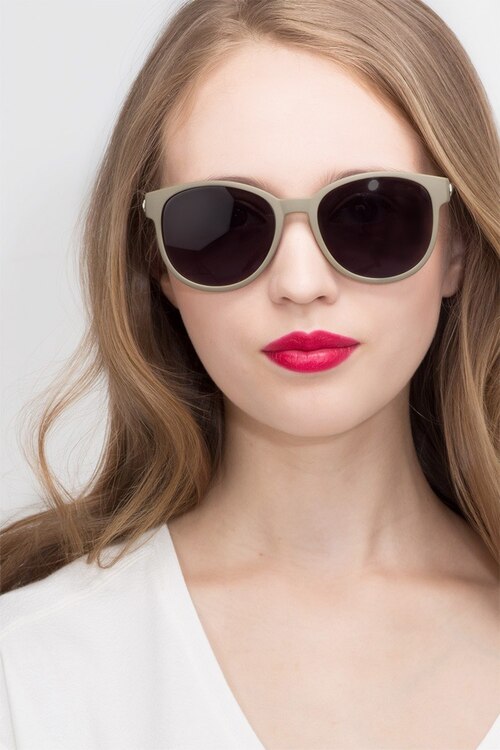 Terracotta Dark Green PlasticSunglass Frames for Women from EyeBuyDirect