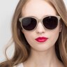 Terracotta Dark Green PlasticSunglass Frames for Women from EyeBuyDirect