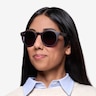 Oasis Matte Coffee PlasticSunglass Frames for Women from EyeBuyDirect