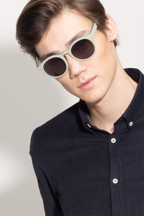 Oasis Pistachio PlasticSunglass Frames for Men from EyeBuyDirect