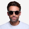 Taylor Matte Green PlasticSunglass Frames for Men from EyeBuyDirect