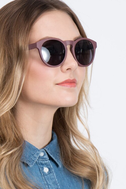 Taylor Marsala PlastiqueSoleil de Lunette de vue pour Femmes d'EyeBuyDirect