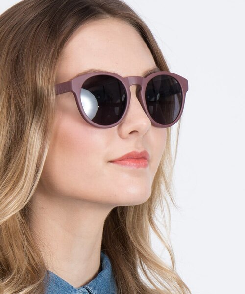 Taylor Marsala PlasticSunglass Frames for Women from EyeBuyDirect