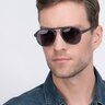 Chips Gray PlasticSunglass Frames for Men from EyeBuyDirect
