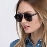 Chips Gray PlasticSunglass Frames for Women from EyeBuyDirect