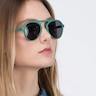 Chips Green PlasticSunglass Frames for Women from EyeBuyDirect