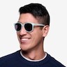 Dundee Bleu pâle PlastiqueSoleil de Lunette de vue pour Hommes d'EyeBuyDirect