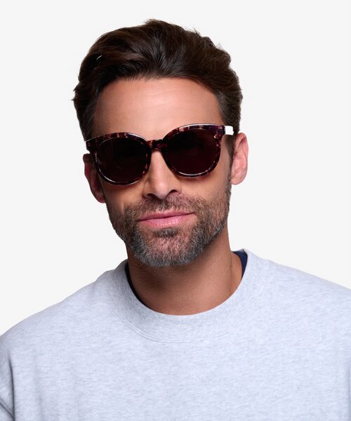 Elena Fleuries PlastiqueSoleil de Lunette de vue pour Hommes d'EyeBuyDirect