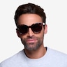 Elena Fleuries PlastiqueSoleil de Lunette de vue pour Hommes d'EyeBuyDirect