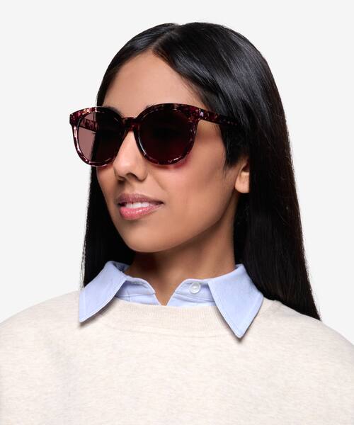 Floral Elena -  Plastic Sunglasses