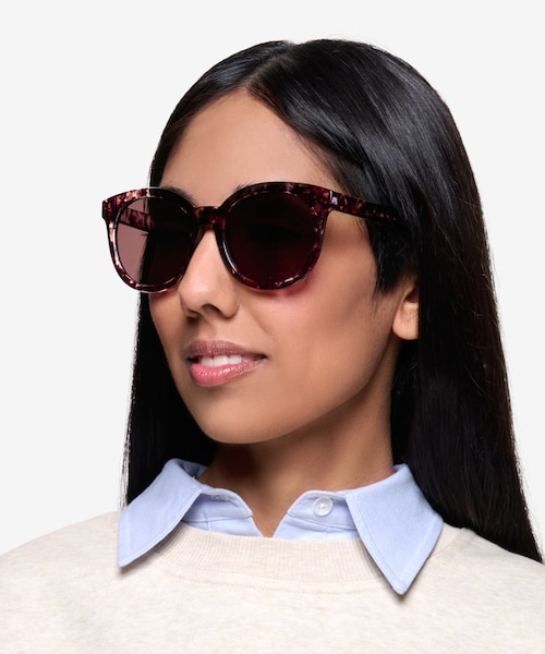 Elena Floral PlasticSunglass Frames for Women from EyeBuyDirect
