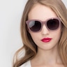 Elena Matte Brown PlastiqueSoleil de Lunette de vue pour Femmes d'EyeBuyDirect