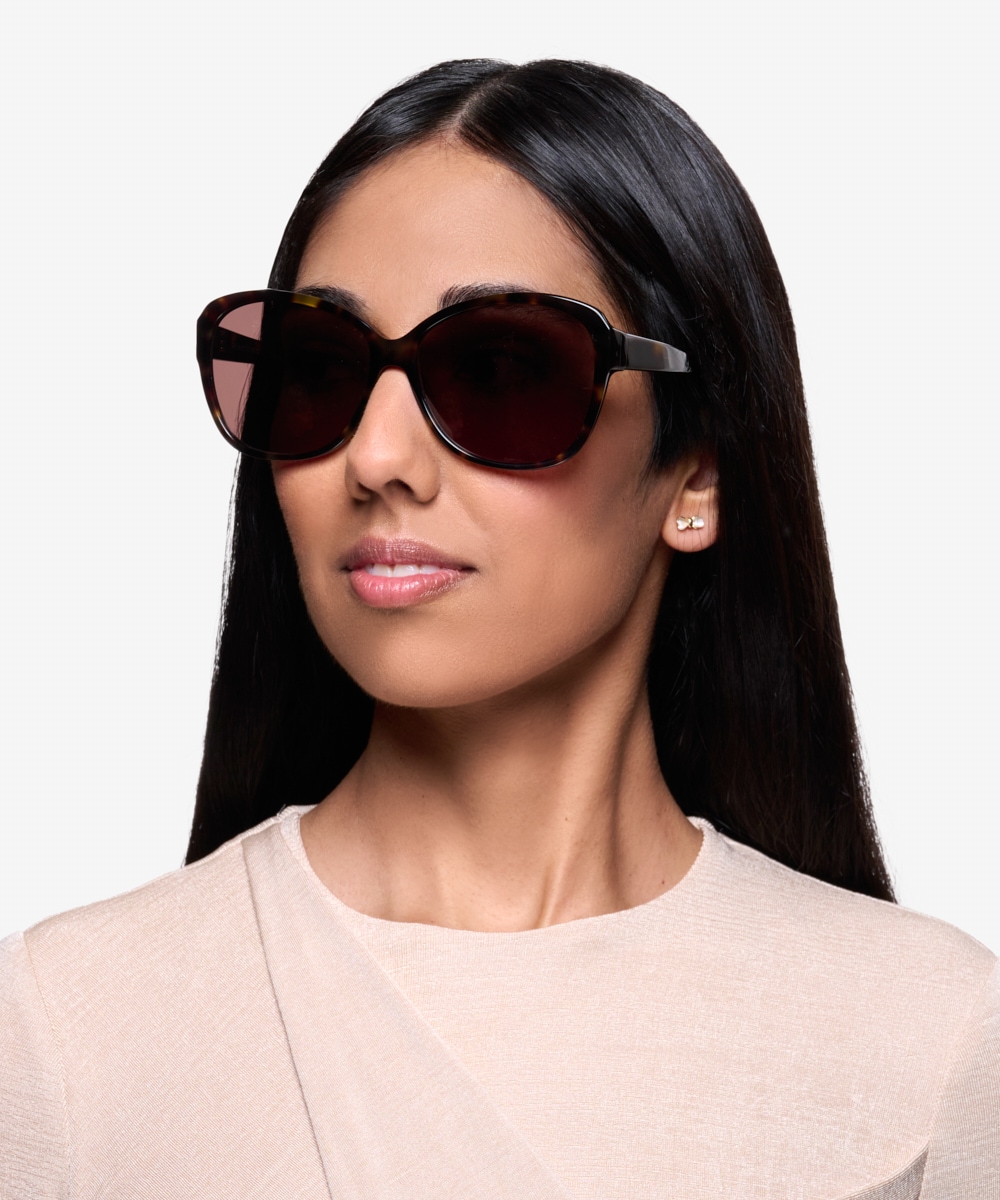 Sevilla - Cat Eye Tortoise Frame Sunglasses For Women